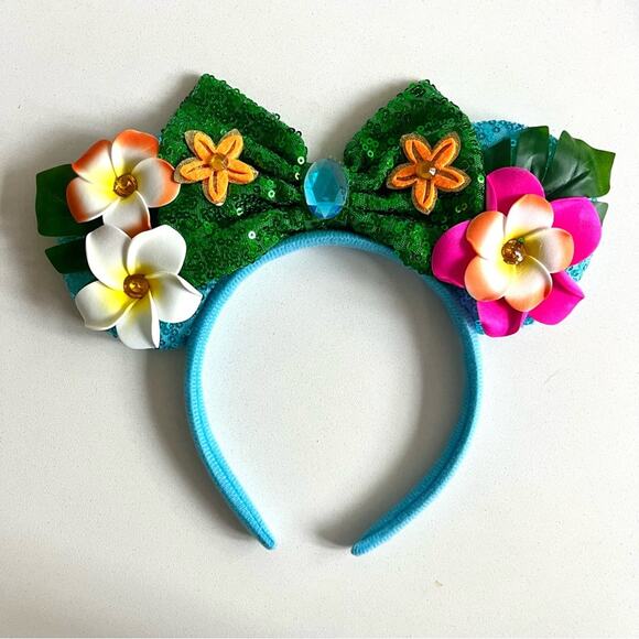 LOUNGEFLY DISNEY Tropical Pouch, Mickey Ears & 3 Beachy Bracelets, 3 NWT ITEMS! - Picture 2 of 13